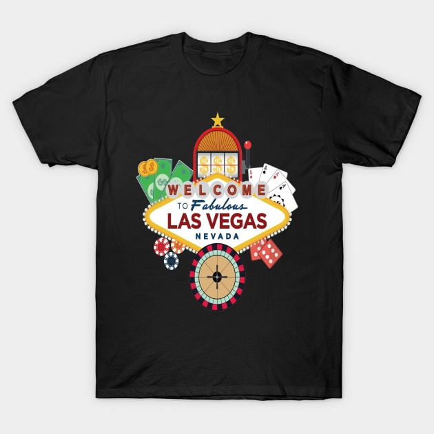 Las Vegas T-Shirt by Lumiere_art